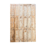 Old shutters in patinated chene