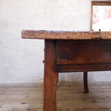Table Louis XV XVIIIth, a drawer, old