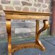 Louis Philippe Biedermeier console circa 1850 walnut
