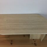 Travertine coffee table
