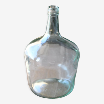 Demijohn in transparent glass vintage 2L