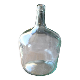 Demijohn in transparent glass vintage 2L