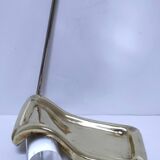 Bronze glass pen holder sculptural design