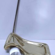Bronze glass pen holder sculptural design