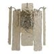 Hammered Strips listelli Murano Glass Wall Sconce by Simoeng