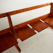 Banc pliant en pin suédois des années 1960-1970