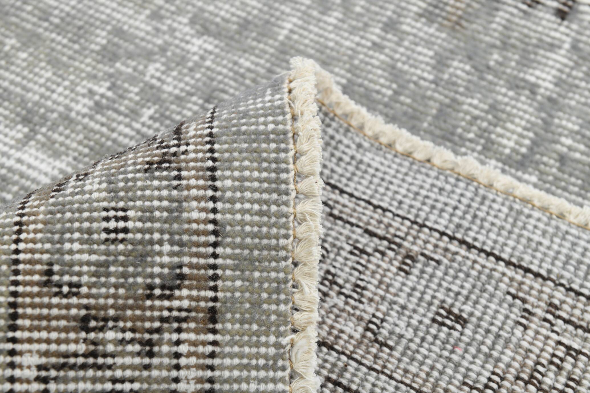 6x10 Black & Gray Oriental Style Turkish Rug, 201x301Cm