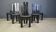 Post modern wooden dining chairs, 1980s - set of 6