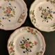 3 sweet pea plates, Samadet earthenware, 18th century