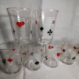 Water glasses card game