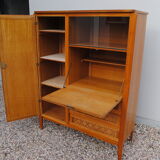 Cabinet rattan vintage year 60