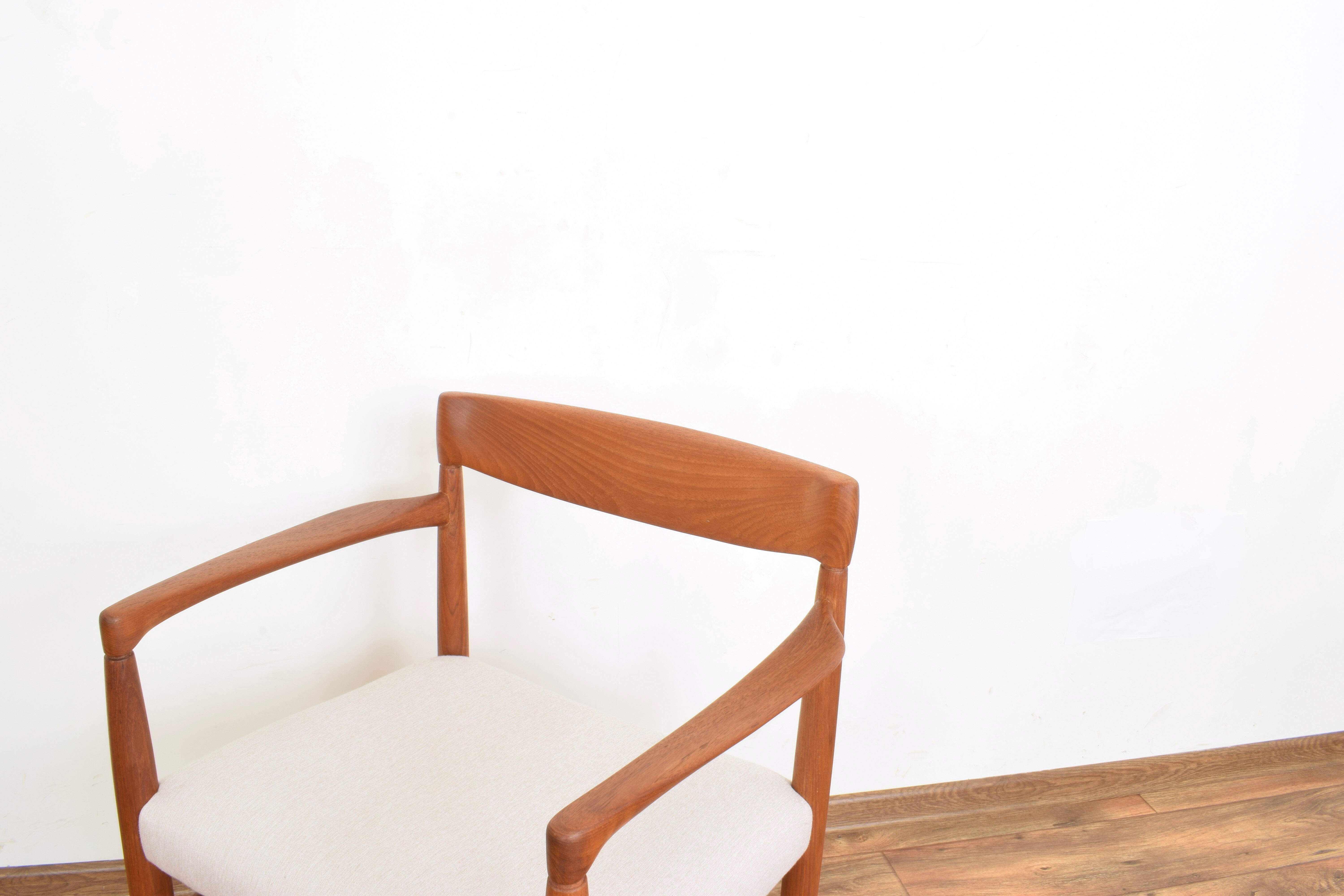 Danish Teak Armchairs by H. W. Klein for Bramin, Set of 2
