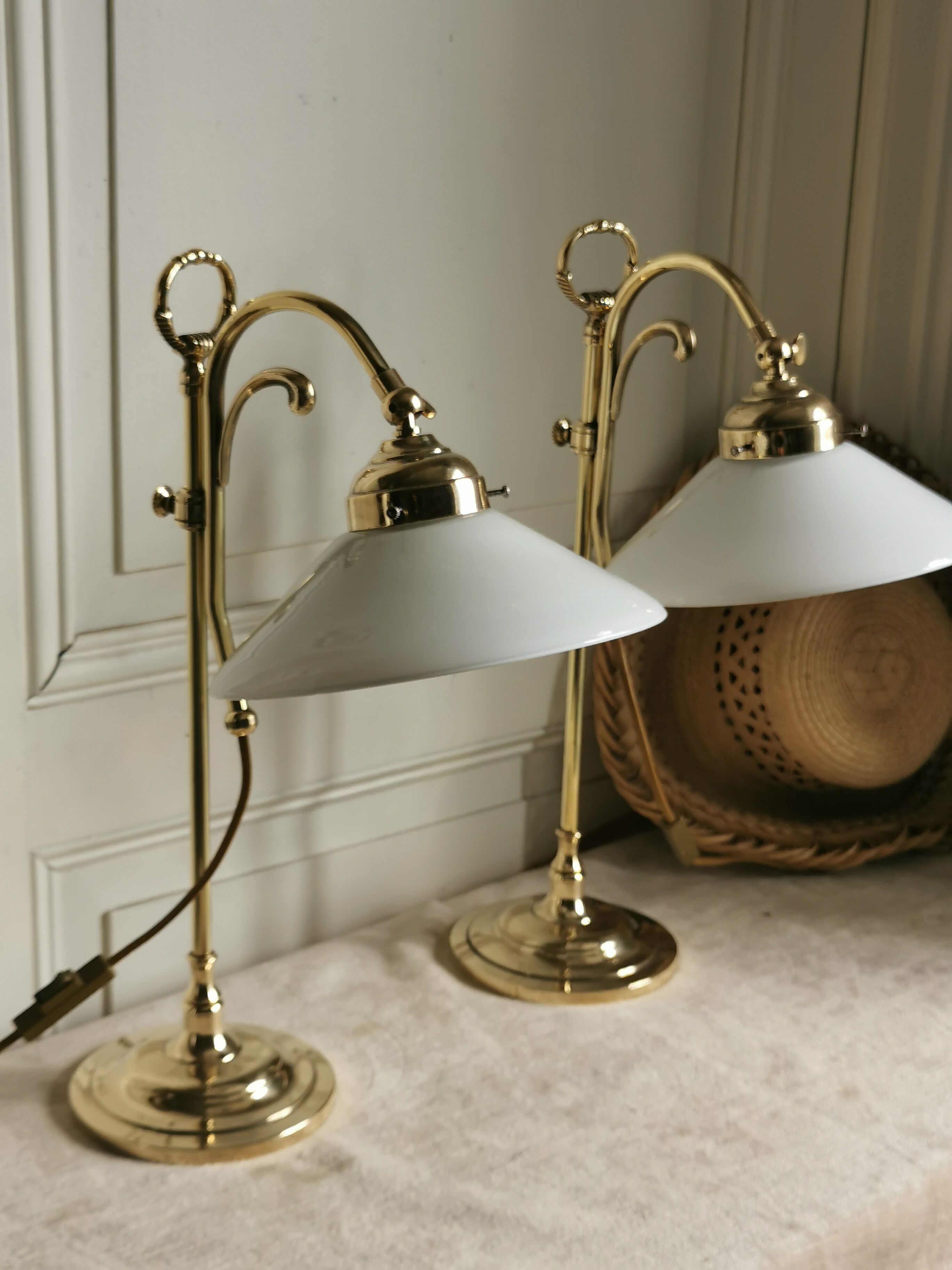 Paires de lampes de bureau ou d'ambiance