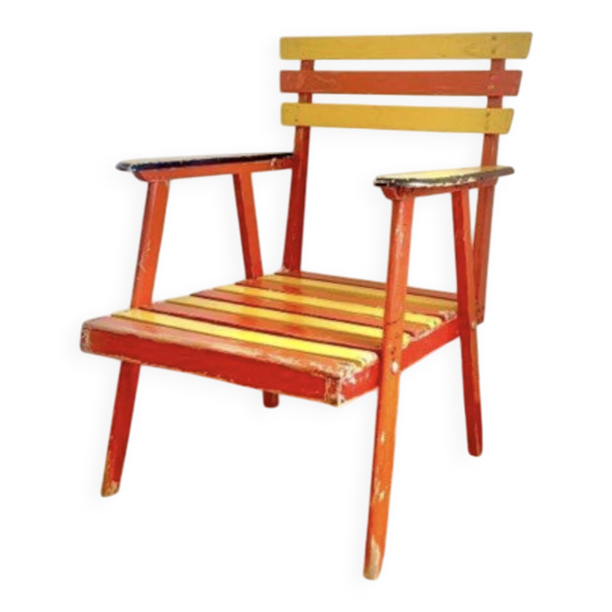 Fauteuil vintage en bois