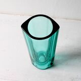 Mid-century Pressed Glass Vintage Vase by Miloš Filip  / 1963