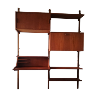 Shelf bookcase removable Scandinavian wall office