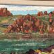 Swedish Oil On Canvas – “River View” By Tage Törngren