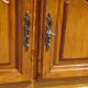 Small oak sideboard, rotating tray