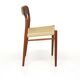 Set of 8 chairs "Model 75", Niels O Muller, Denmark, 1960