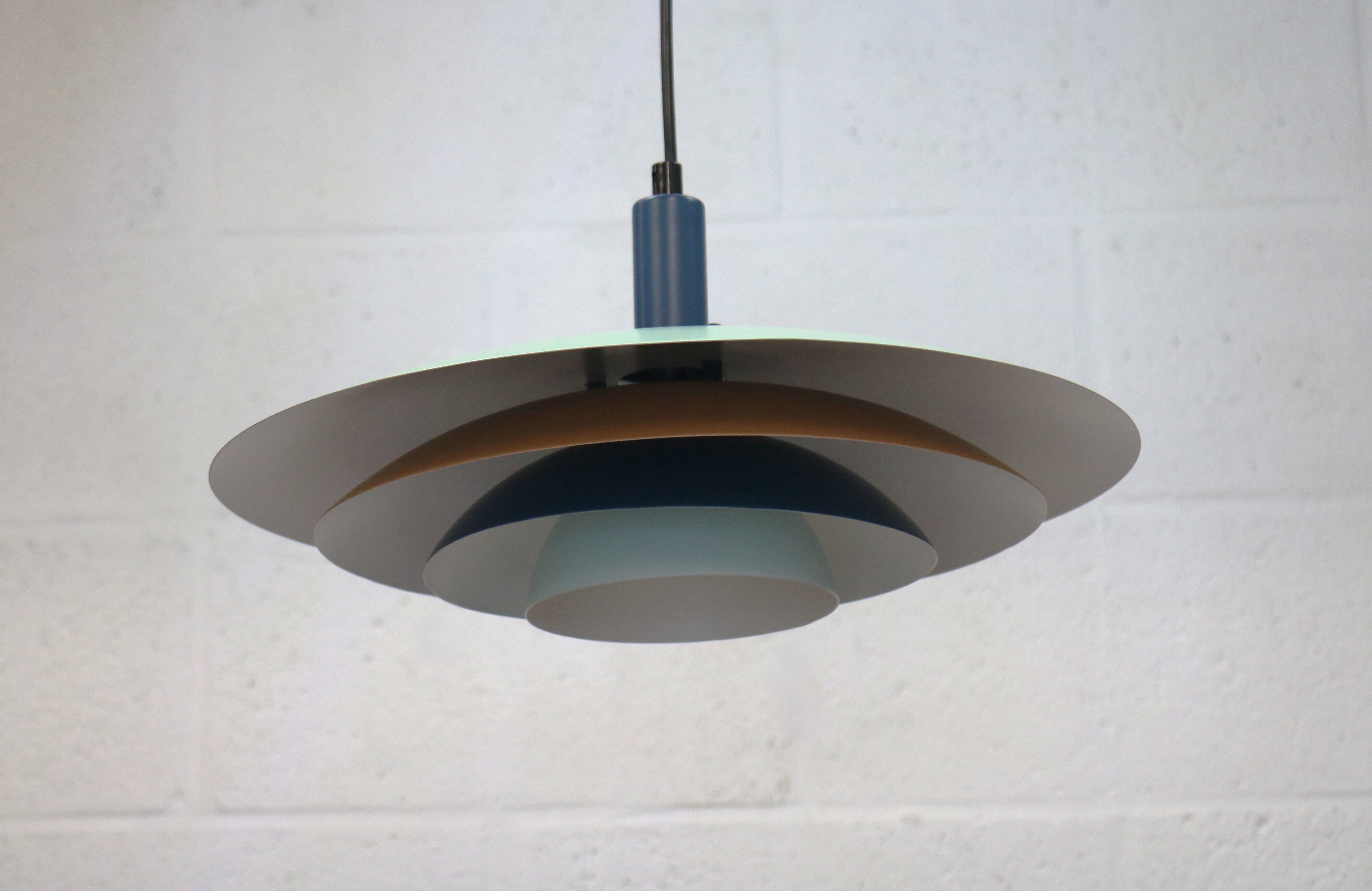 Vintage Danish Nordlux Pendant Lamp – Model 3948, 1980s