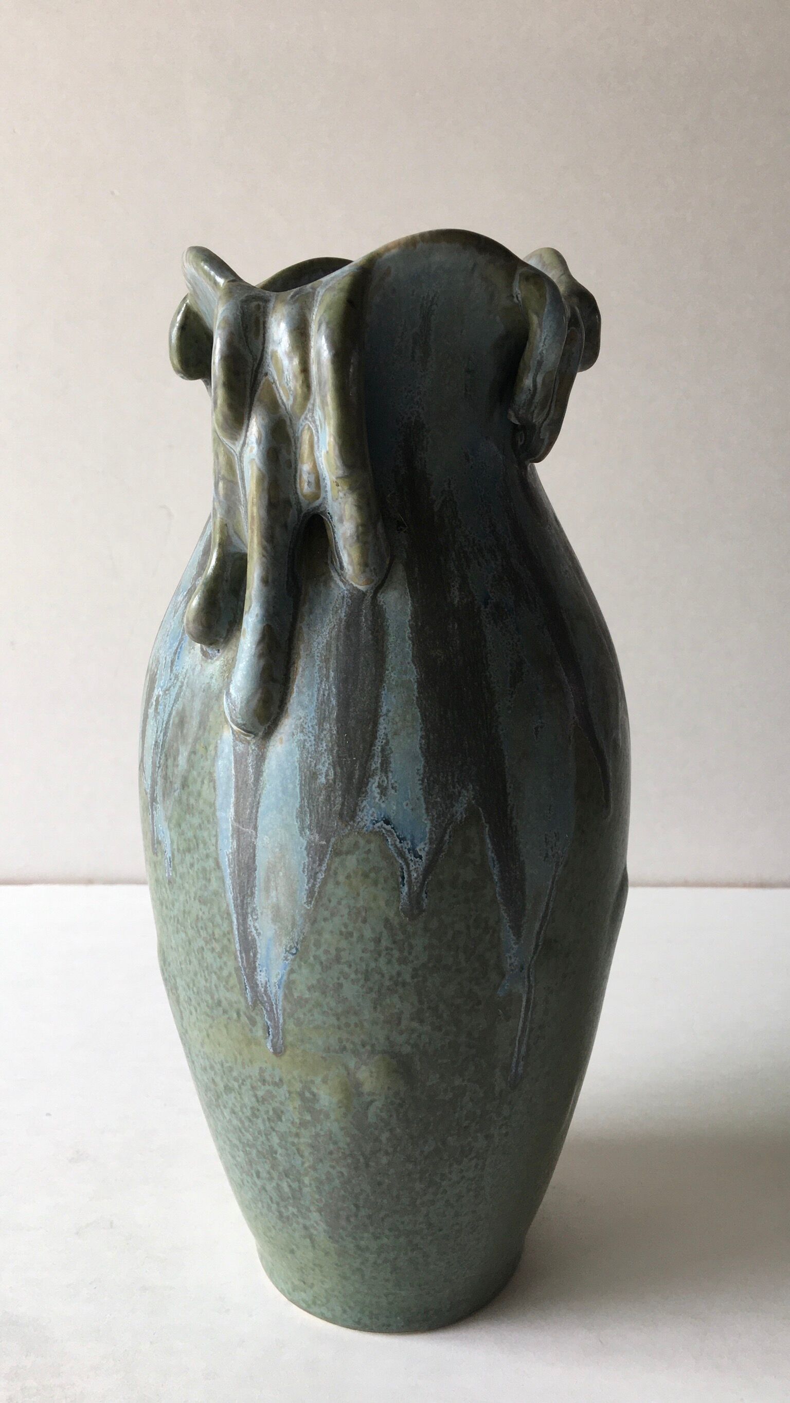 Denbac's art deco sandstone vase