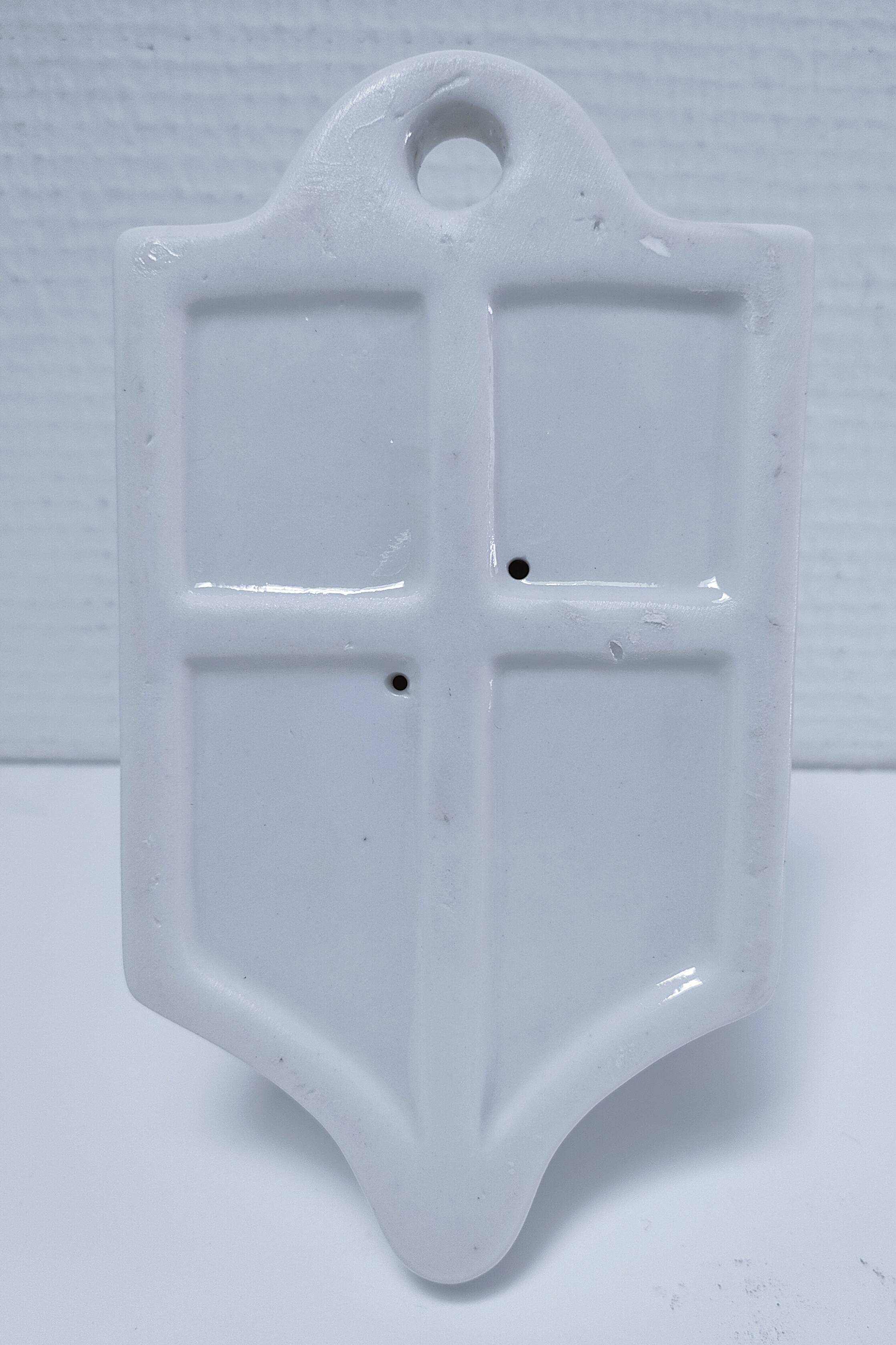 Porcelain rhinoceros design coat rack