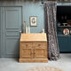 English pine chest of drawers