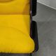 Pair of Italian Space Age Armchairs, Black Lacquer, 1970s