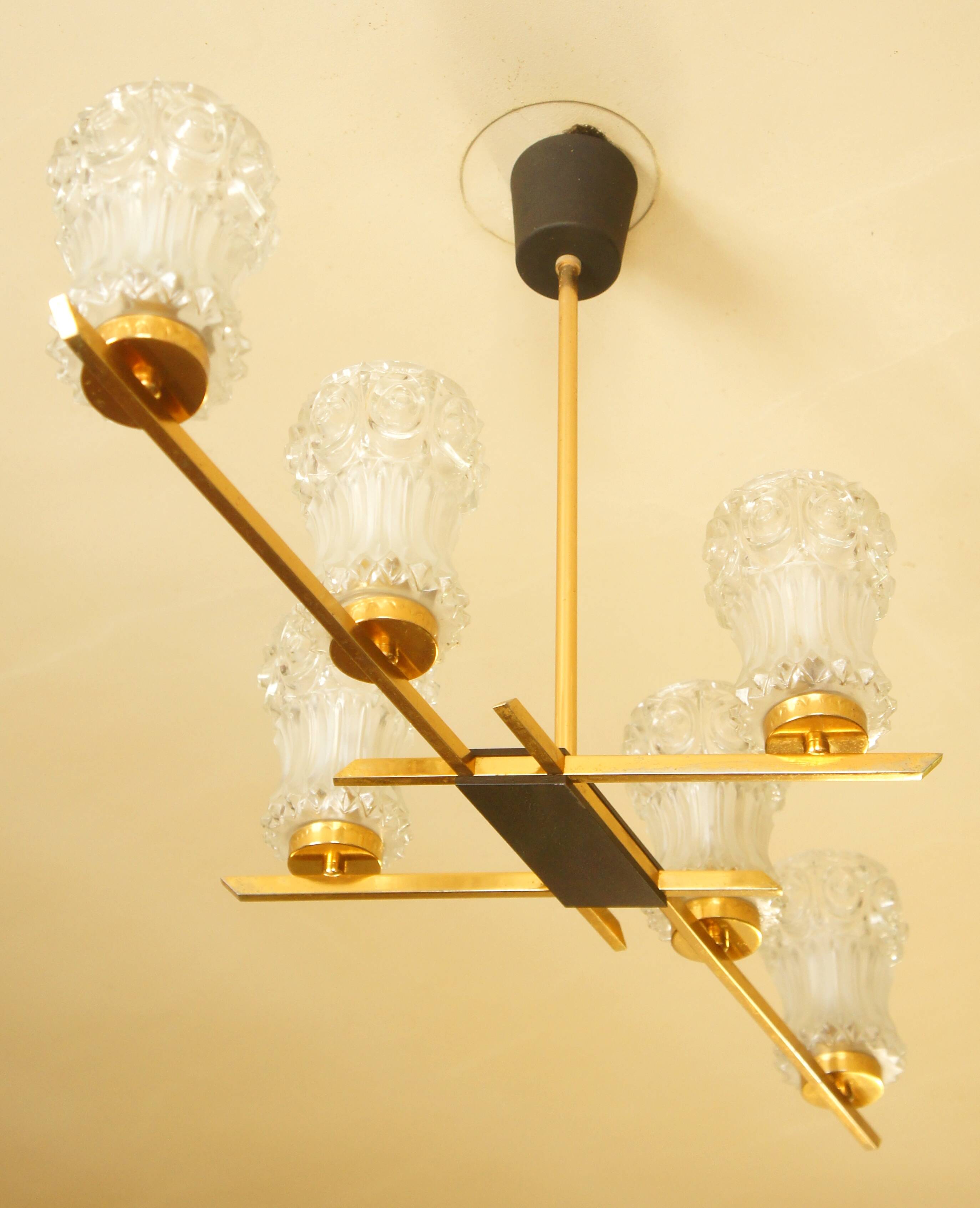 Chandelier 6 fires Maison Arlus