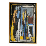 Tableau / art Moderne , Contemporain signé C. HALFON 96