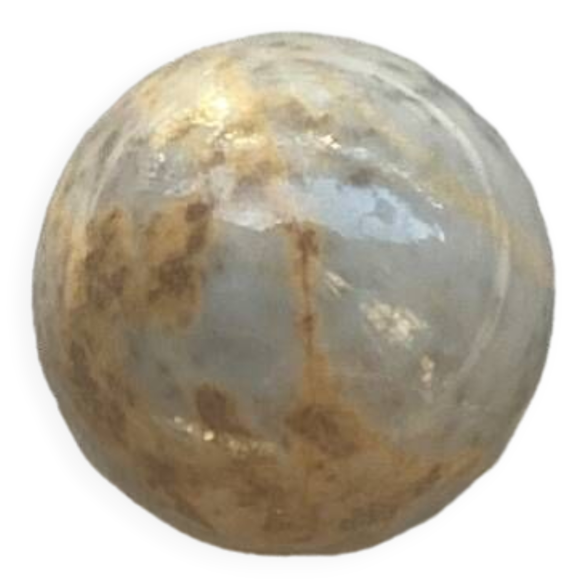 Polished stone ball sphere