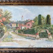 Tableau HST/P "Mediterranean Landscape" ref. H. Hayden