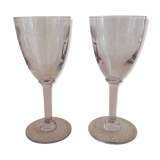 2 verres à pied début 20ème