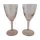 2 stemmed glasses early 20th