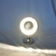 Lampe spot Eyeball aluminium brossé, 1970