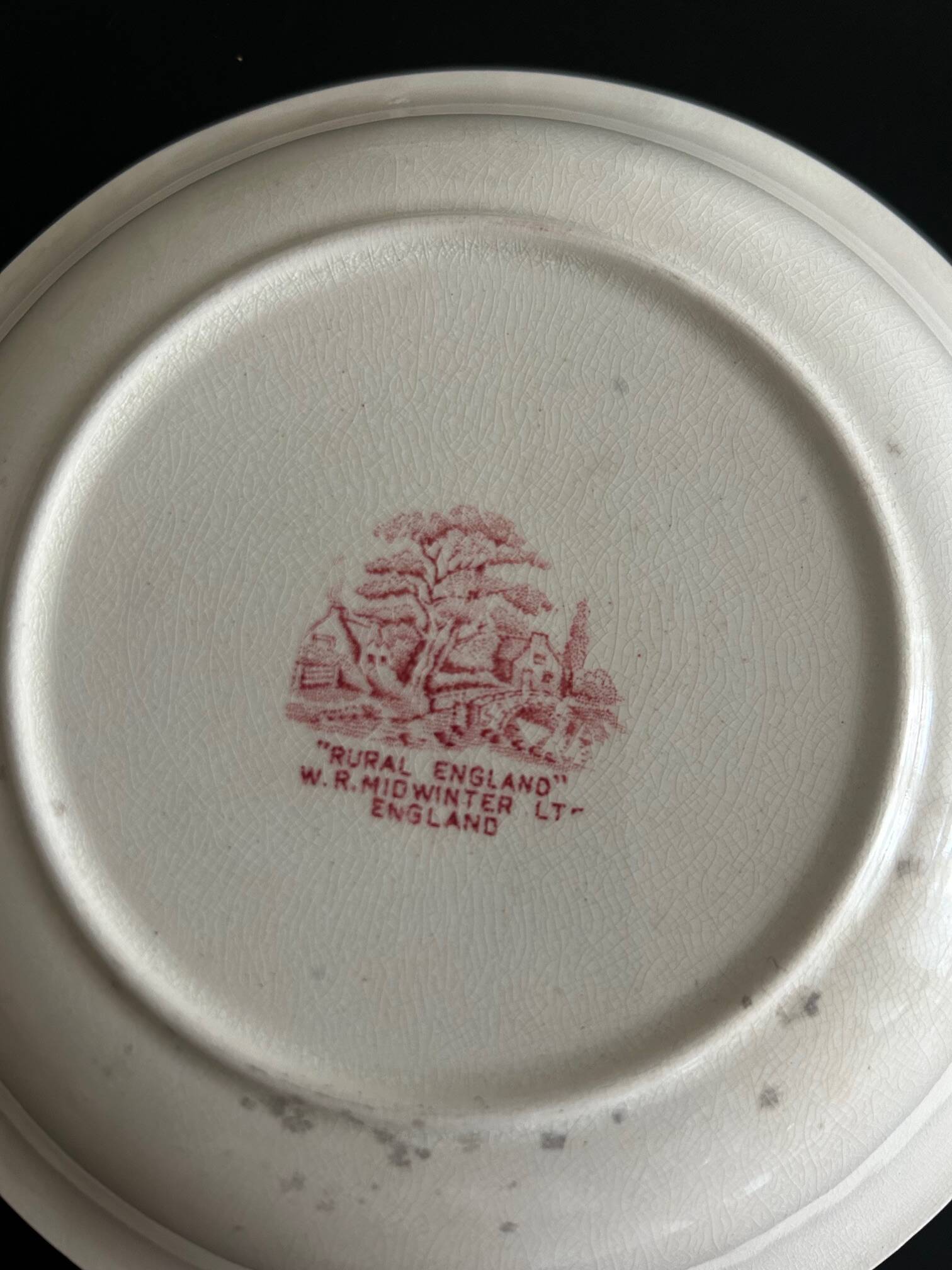 4 WR Midwinter Ltd "Rural England" English plates