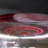 Coupe Val Saint Lambert VSL rose Belgique vide poche