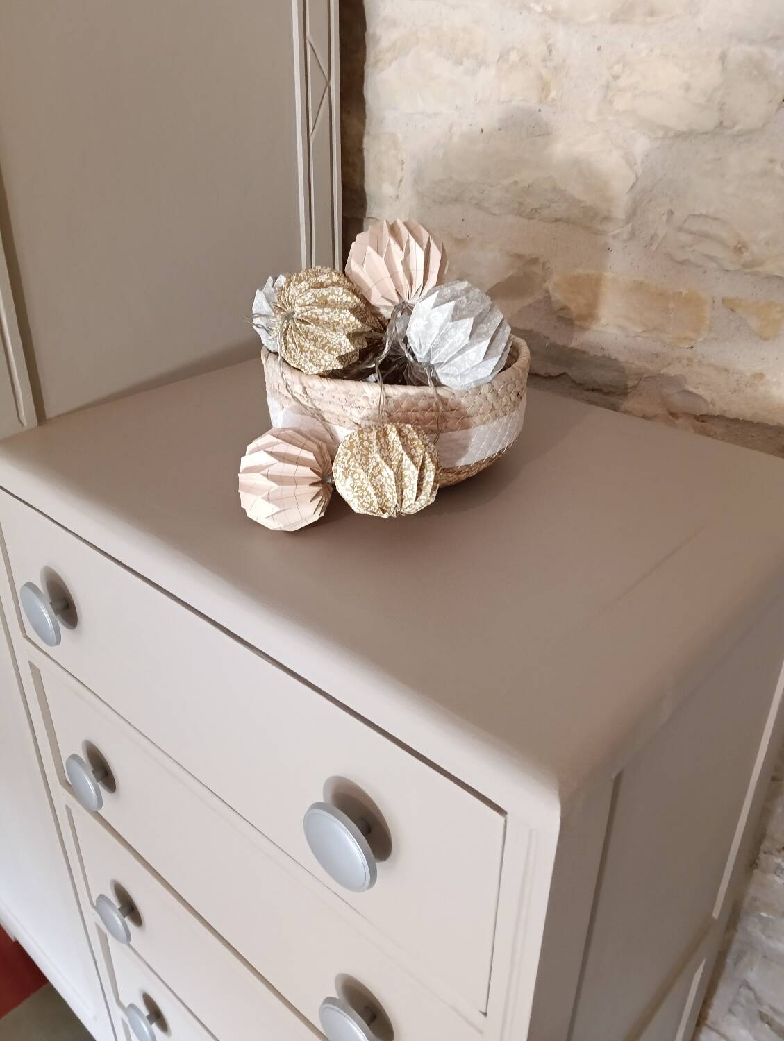 Vintage asymmetrical wardrobe