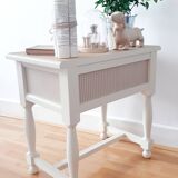 Restored side table, bedside table