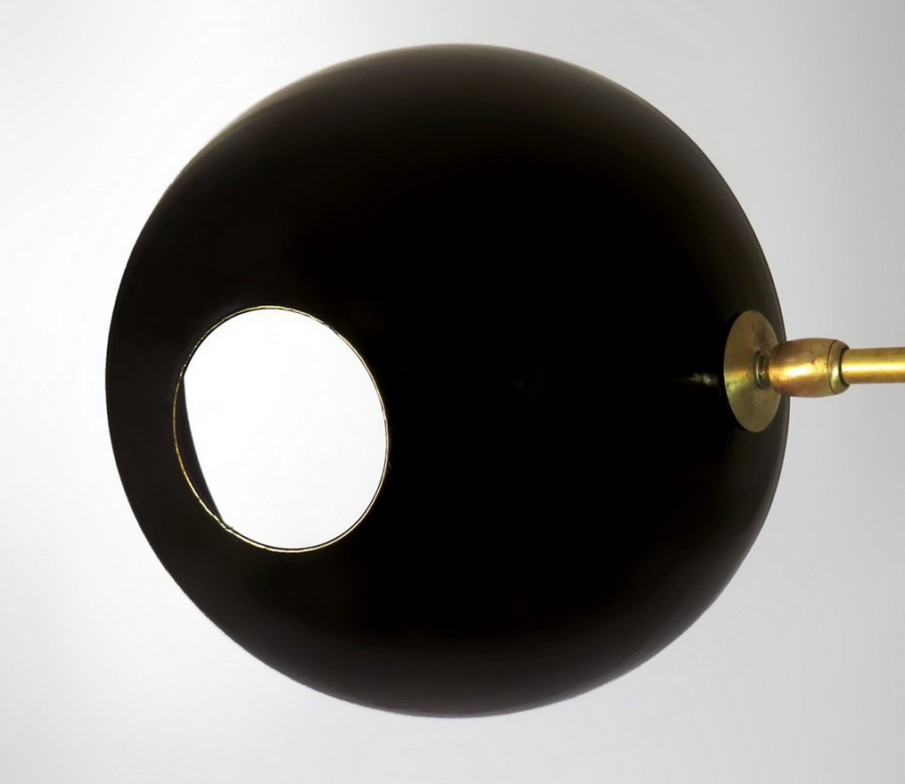 Chandelier Planetario Brass 3 Arms