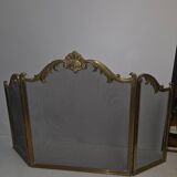 Bronze fireplace screen