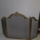 Bronze fireplace screen