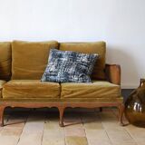 Sofa khaki caning