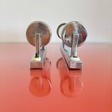 Functionalist set of bedside table lamps, Czechoslovakia