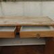 Buffet Art Déco en bois naturel, charme authentique.