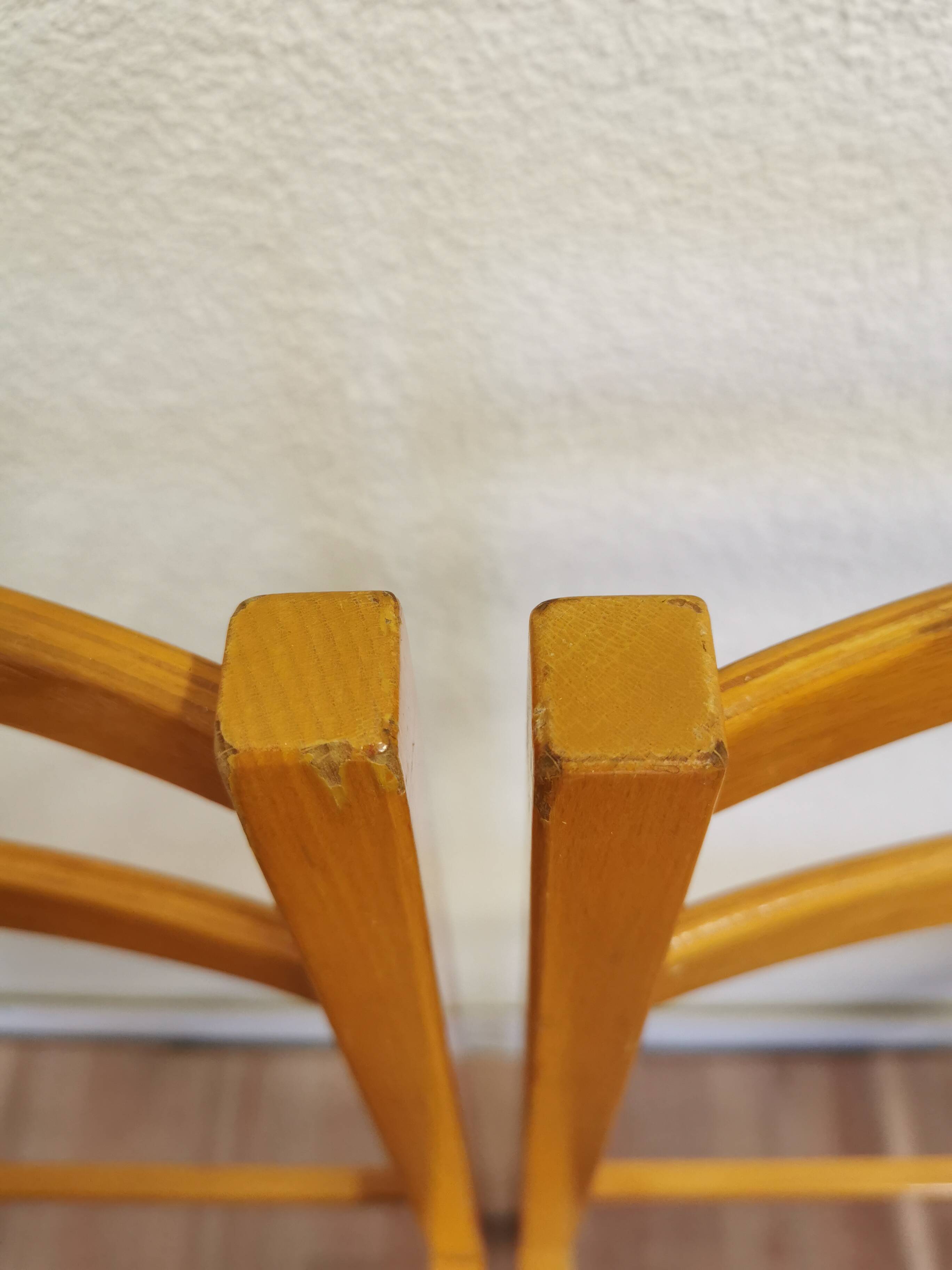 Chaises de salle à manger en bois scandinaves vintage - Branko Ursic STOL Kamnik, ensemble de 2