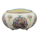 Cache-pot en faïence émaillée fin XIXe, style émaux de Longwy - 648003