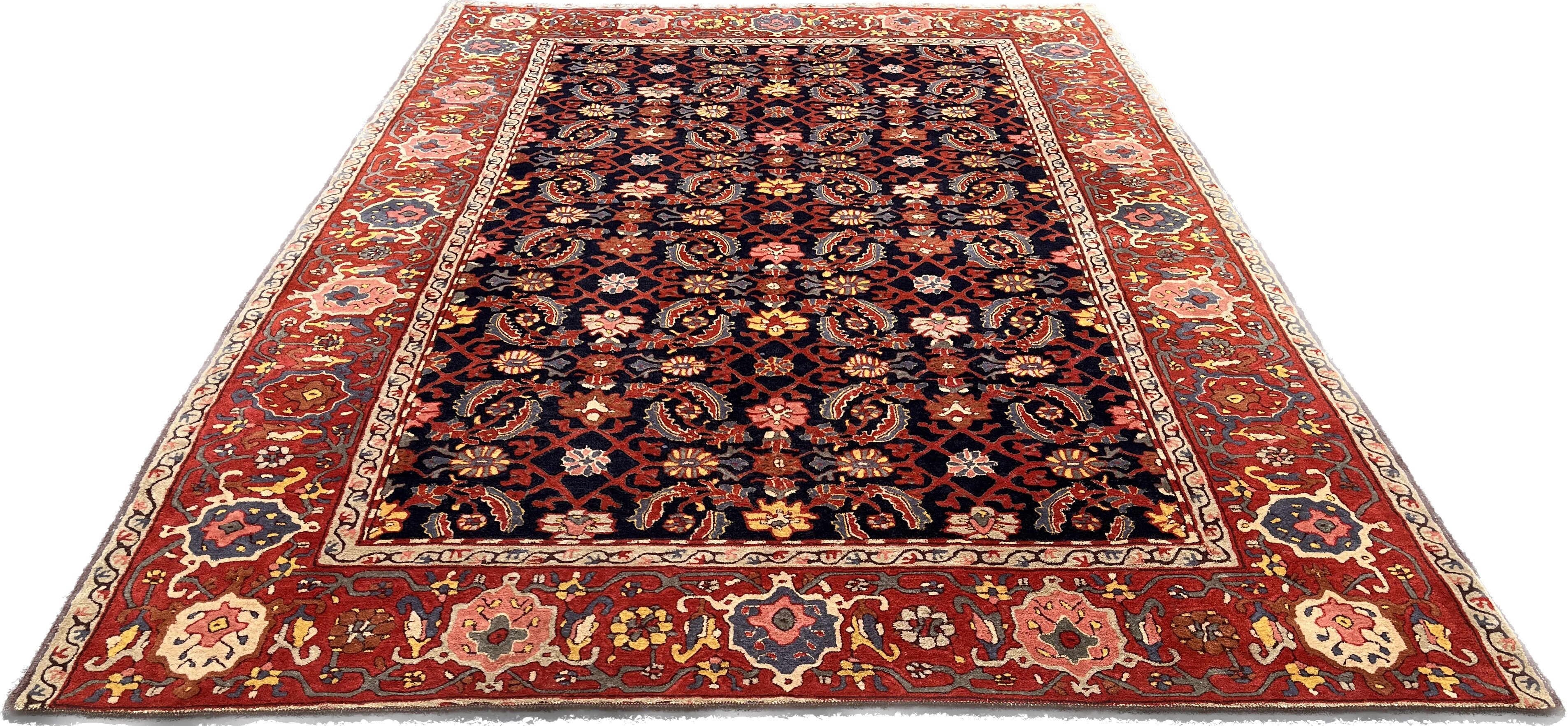 Tapis Tetex Crocheté Design Hérati