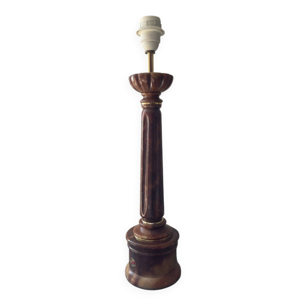 Pied de lampe Herna en marbre, années 70