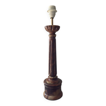 Pied de lampe Herna en marbre, années 70